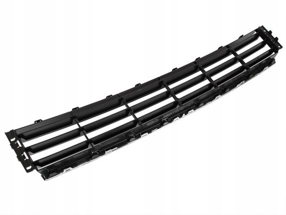 VW Passat B7 (10-15) решетка заглушка в передний бампер черная 3AA8536719B9, Фольксваген Пассат Б7 | Зображення 1