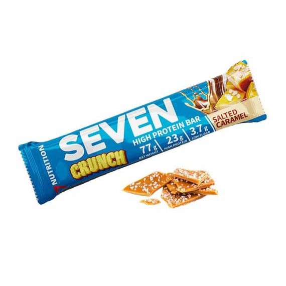 Батончик 7 Nutrition Seven Bar 77 g, Salted Caramel