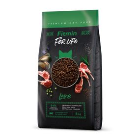 Fitmin cat For Life Adult Lamb (для дорослих котів з ягням), 8 кг