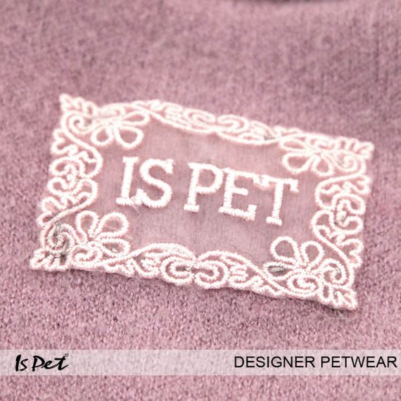 Платье трикотажное для собак Is Pet "Оборки" серый | Зображення 4
