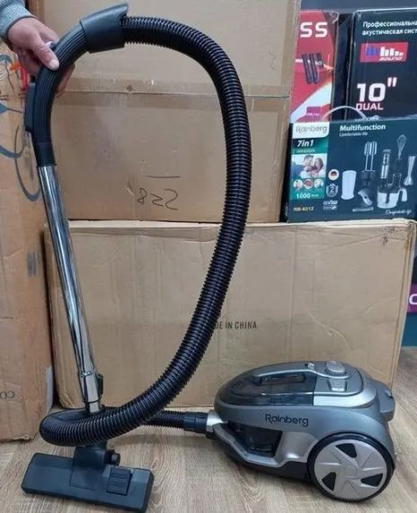 Пылесос Rainberg RB-659S колбовой с регулятором мощности HEPA фильтр 4L - 4200 W | Зображення 1