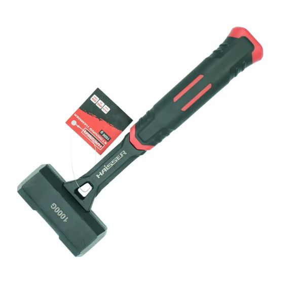 Кувалда 1000 г із суцільнометалевою ручкою HAISSER (44160)