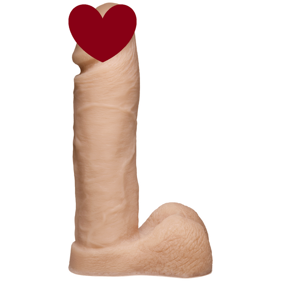 Фалоімітатор Doc Johnson Platinum TRUSKYN - The Tru Ride 8 Inch, діаметр 4,8 см, двошаровий силікон sexstyle