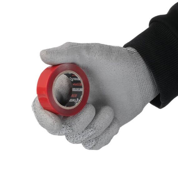 Стрічка клейка двостороння STRONG FIX 2 м, 19*0,5 мм, прозора, акрил, STORM INTERTOOL KT-0823 | Зображення 2