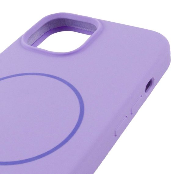 Чохол Silk Full Protective (AA) NO LOGO with Magnetic Fit для Apple iPhone 12 Pro Max (6.7") Бузковий / Dasheen | Зображення 3