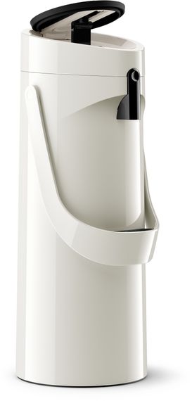 Термос Tefal Ponza Pump, 1.9л, пластик, скло, білий (K3140214) | Зображення 1