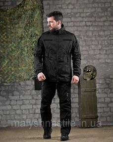 Летний тактический костюм 7.62 черный ДЛ6503
