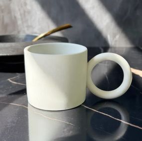 Кружка Olens Біле коло 102-1371 300 мл біла