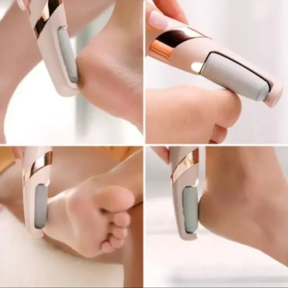 Електрична пилка для ніг Flawless Pedi пемза для педикюру з USB-зарядкою для домашнього використання | Зображення 4