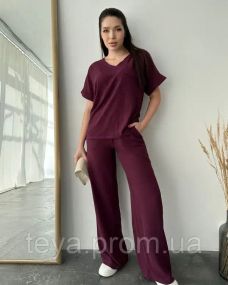 Костюм цвет фиолетовый FI_006959
