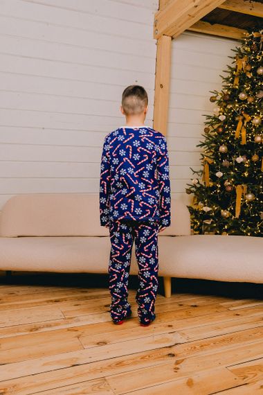 Піжама дитяча "Family look" Носи своє 104 Синій (p-7567-179521) | Зображення 7