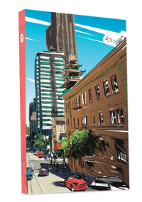 Блокнот 4Profi  "Streets note" red 80 арк. формат А5 901500