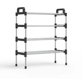 Полка для обуви металл 4 секции Shoe rack