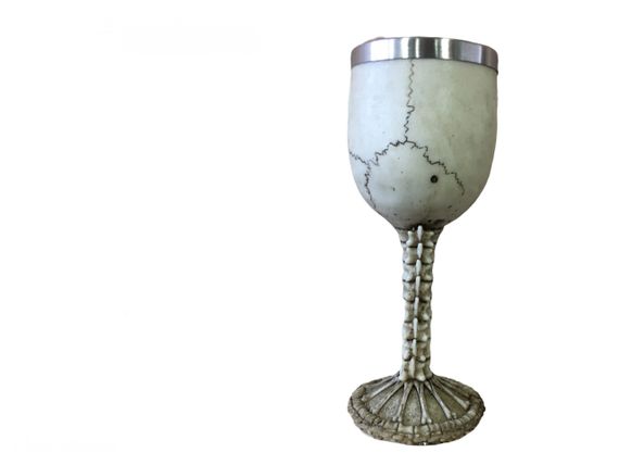 Бокал з черепом 200 мл — винний келих у суворому готичному стилі | Зображення 2