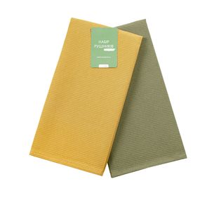 Набір рушників Home Line 64702 Україна 40x60  Вафельні Зелений