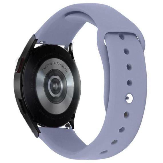 Силиконовый ремешок Sport для Smart Watch 20mm Серый / Lavender Gray