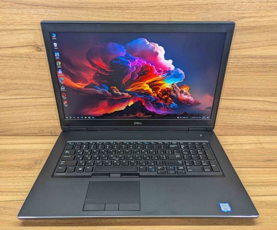 Мобильная рабочая станция Dell Precision 7730 / 17.3" (1920x1080) IPS / Intel Core i7-8850H (6 (12) ядра по 2.6 - 4.3 GHz) / 32 GB DDR4 / 512 GB SSD / nVidia Quadro P4200, 8 GB GDDR5, 256-bit / Windows 10 б/в + Подарунок Бездротова миша / USB | Зображення 1