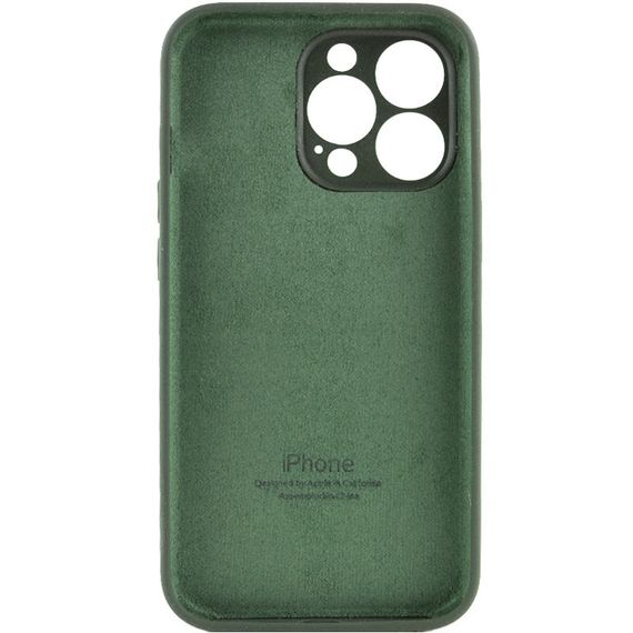 Чехол Silicone Case Full Camera Protective (AA) для Apple iPhone 13 Pro Max (6.7") Зеленый / Cyprus Green | Зображення 1