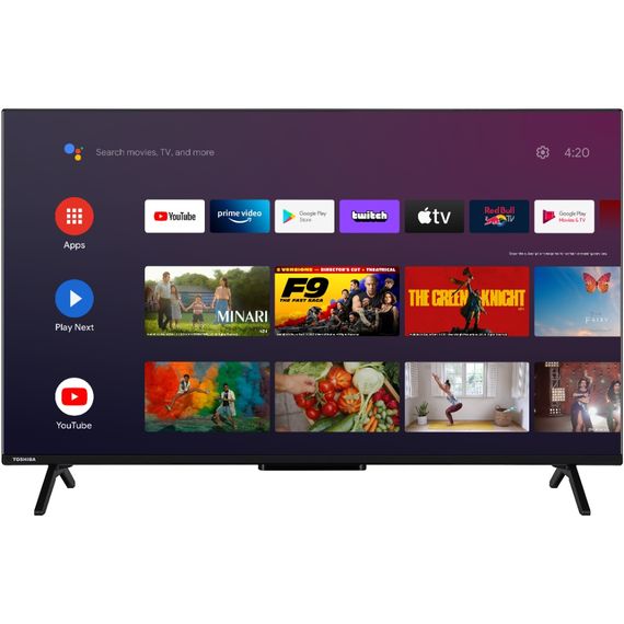 TV 55 Toshiba 55QA2363DG 4K UHD/QLED/T2/Android 11/2 x10W/Dolby MS12/ HDMI/ Wi-Fi/ VESA 400 x 200 | Зображення 1