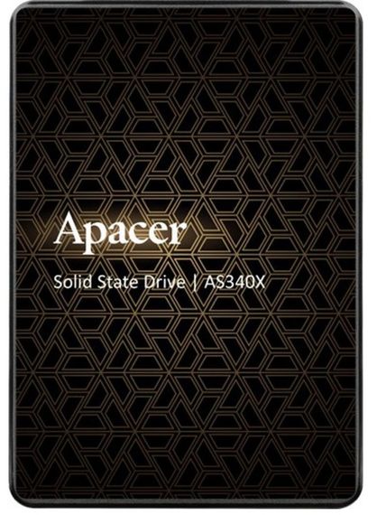 SSD накопичувач Apacer AS340X 240GB SATAIII 3D NAND (AP240GAS340XC-1) (AP240GAS340XC-1)