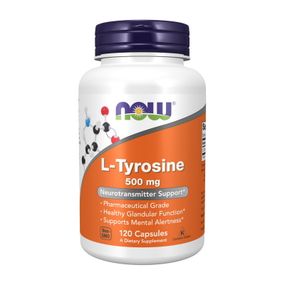 L-тирозин NOW Foods L-Tyrosine, 500 mg, 120 caps