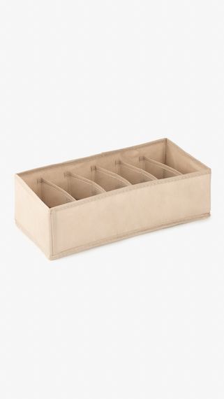 Органайзер для зберігання білизни 35000 6 відділень Бежевий shop (2000999532108)
