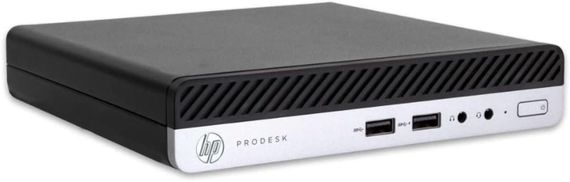 Неттоп HP ProDesk 400 G5 Mini USFF / Intel Core i3-9100T (4 ядра по 3.1 - 3.7 GHz) / 4 GB DDR4 / 128 GB SSD / Intel UHD Graphics 630 б/в | Зображення 2
