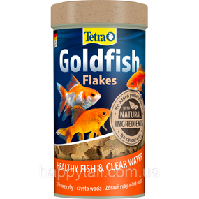 Корм Tetra Goldfish Flakes 250 мл — Основні пластівці для всіх золотих рибок