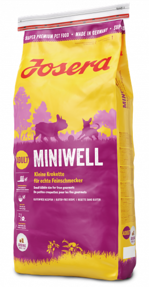Сухий корм Josera Miniwell для дорослих собак малих порід 15кг | Зображення 1