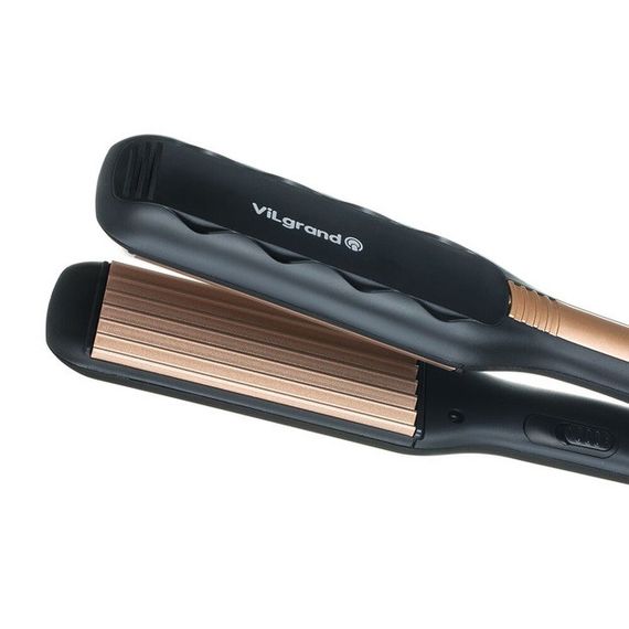 Плойка-гофре для волос ViLgrand VHS-110. WK-333 Цвет: золотой | Зображення 1