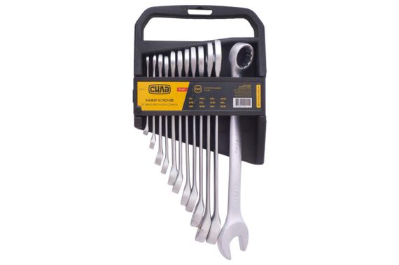 Набор ключей рожково - накидных CrV 1/4", 5/16", 3/8", 7/16", 1/2", 9/16", 5/8", 11/16", 3/4", 13/16", 7/8", 2011431 | Зображення 2