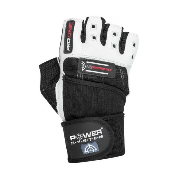 Рукавички для фітнесу Power System PS-2700 No Compromise Black/White XL | Зображення 3