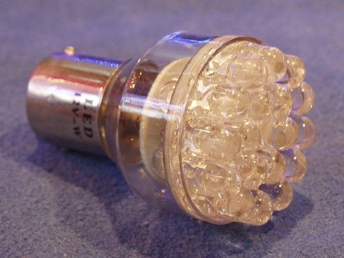 Світлодіодна автолампа червона (P21/W) 1156-24LED. (RED) china brand