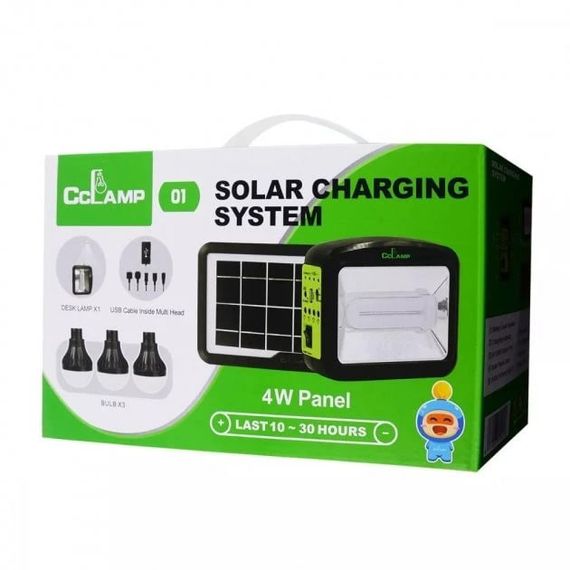 Потужний LED ліхтар CL-01 Power Bank (6000mAh) з сонячною панеллю+лампочки 3шт 6W 3.7V XPRO (MER-15322_715) | Зображення 7