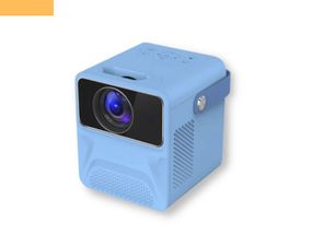 SMART проектор HD(1280*720) на ANDROID портативный XPRO PANOPLUS SOUNDBOX BLUE(4000 lumen) с подключением к iOS и Android для офиса, домашнего кинотеатра и проведения презентаций + Аэромышь в комплекте (L5G824_3899)
