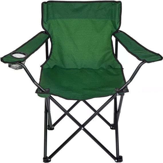 Складное кресло Паук A10green с подлокотниками 50×50×80 см зеленое