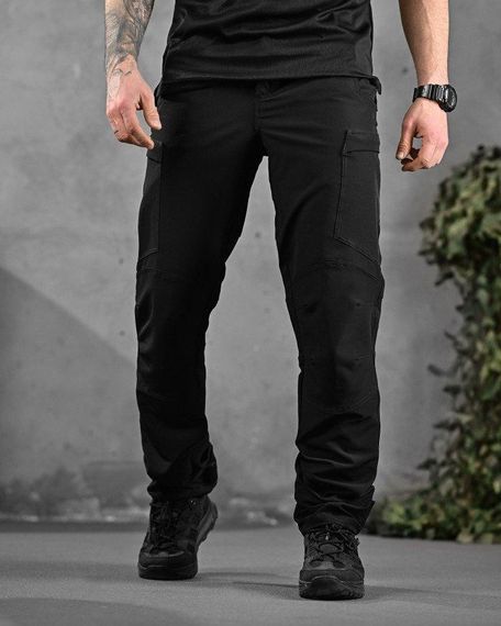 Літній тактичний костюм soldier чорний поліція ДЛ6404 | Зображення 4