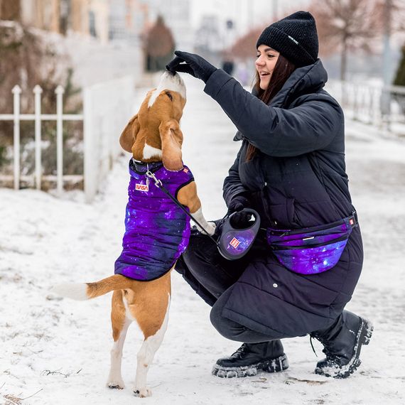 Курточка для собак WAUDOG Clothes малюнок "NASA21", M50, В 76-78 см, С 55-60 см | Зображення 3