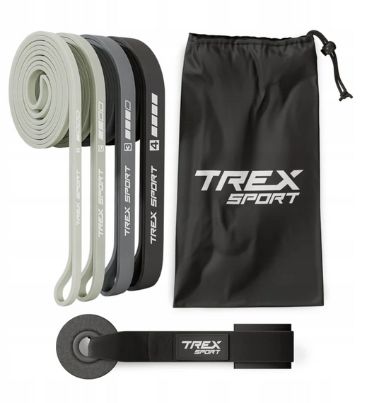 Набір резинок для фітнесу Trex Sport TX-004PB 4в1 2-41кг
