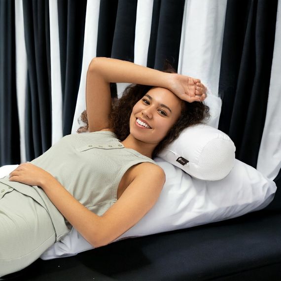 Подушка валик NORDIC COMFORT IDEIA 15х40 см з повітропроникною вставкою біла (8-34691*001) | Зображення 3