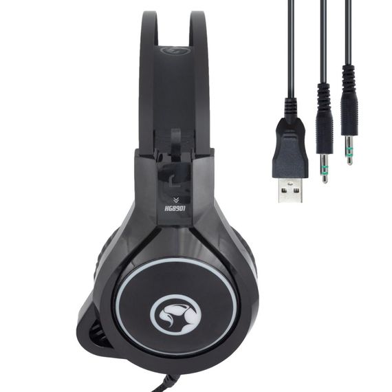 Навушники Marvo HG8901 Multi-LED Black (HG8901) | Зображення 4