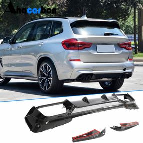 Дифузор заднього бампера V1 (для F97 2018-2021, Карбон) для BMW X3 G01 2018- рр