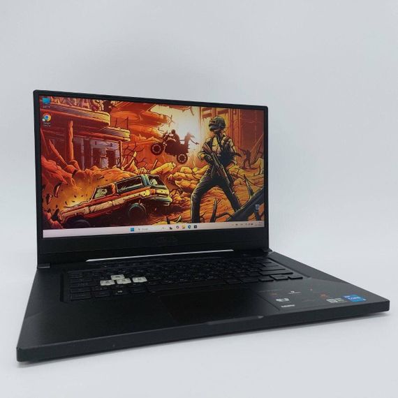Игровой ноутбук Asus TUF Gaming F15 / 15.6" (1920x1080) IPS / Intel Core i5-11300H (4 (8) ядра по 3.1 - 4.4 GHz) / 16 GB DDR4 / 512 GB SSD / nVidia GeForce RTX 3060, 6 GB GDDR6, 192-bit б/у | Зображення 1