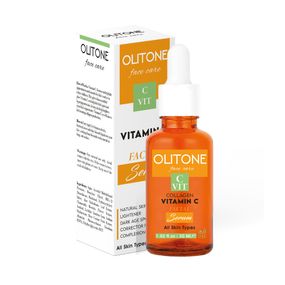 Осветительная и омолаживающая сыворотка Olitone для лица с витамином C 30 мл