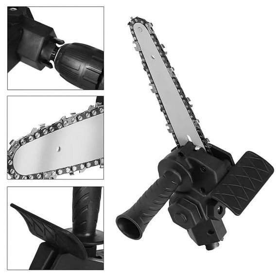 Насадка на дрель или шуруповерт для резки дерева / Электрическая цепная пилка