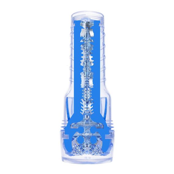Мастурбатор Fleshlight Turbo Core Blue Ice, оральний секс (глибоке горло) | Зображення 4
