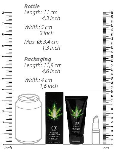 Универсальный лубрикант Shots - CBD Cannabis Waterbased Lubricant, 50 ml sexstyle | Зображення 3