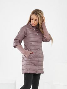 Довга куртка з відстібним рукавом, арт.205/2, фреза