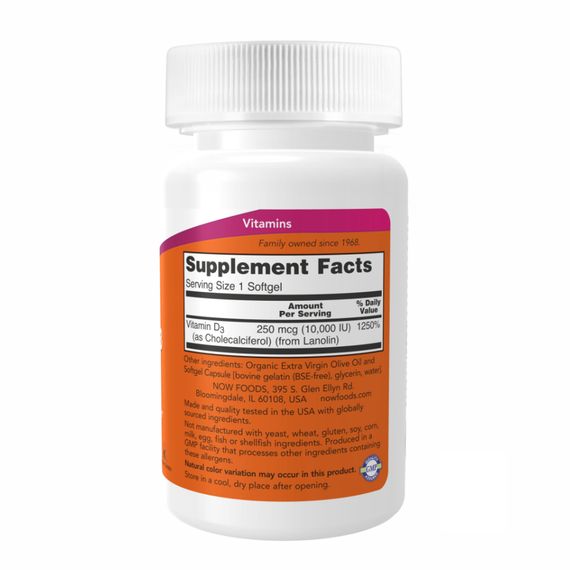 VIT D-3 10,000 IU - 120 sgels | Зображення 1