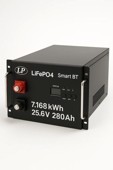 Літієвий акумулятор з блютуз LiFePO4 XPRO LP 7,168 кВт 25.6V 280Ач (345610032_61813)